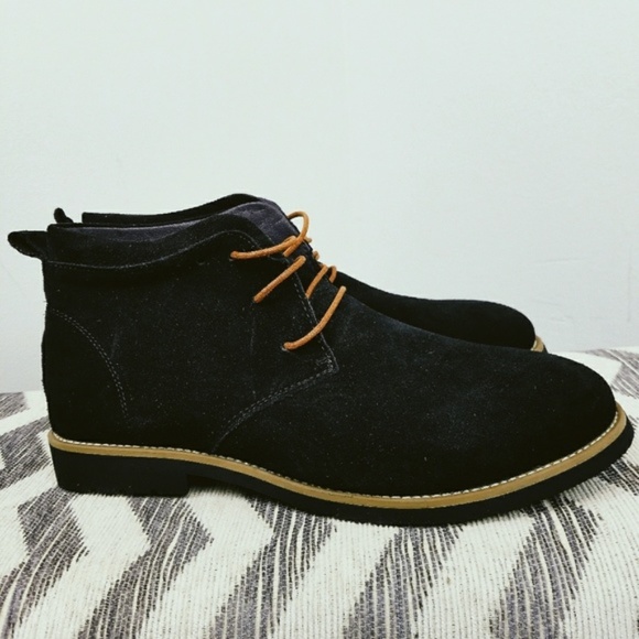Mens "Andre" Casual Suede Leather Chukka Boots - Picture 2 of 4